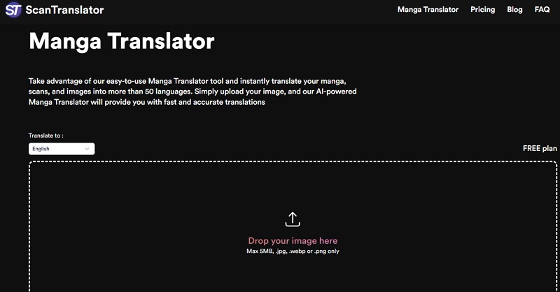 Scan Translator AI Translate Manga