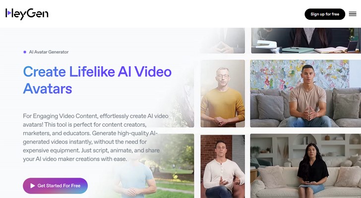 choose heygen video to avatar tool