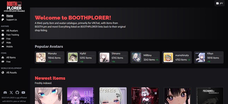 boothplorer vrchat futa avatar tool
