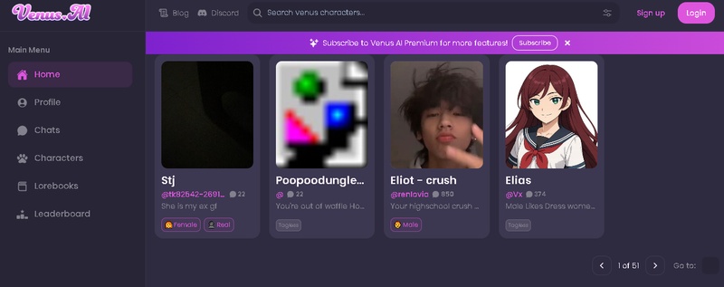 website like character ai without filter
