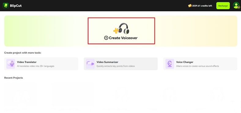 access the text to speech feature