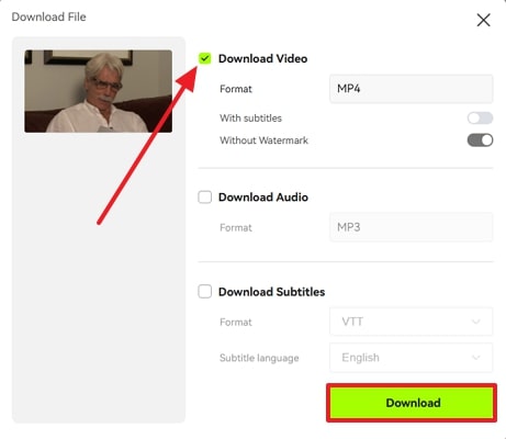 download sam elliot video as desired