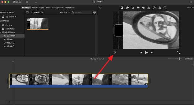 how to voice record on imovie