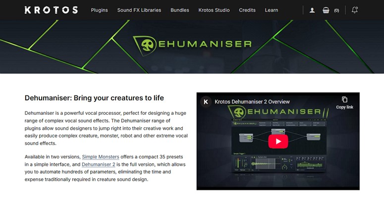 dehumaniser monster voice generator tool