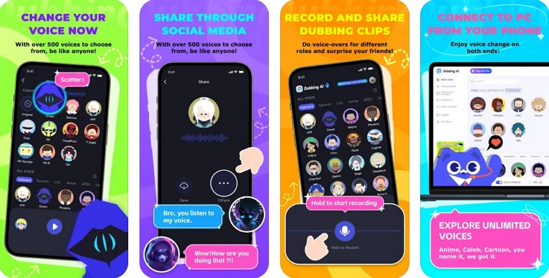 try dubbing ai app android