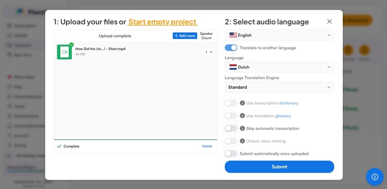 try maestra ai for dubbing
