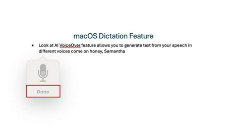 use dictation speech to text mac shortcut