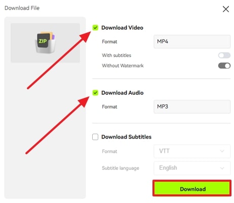 download desired media to your device