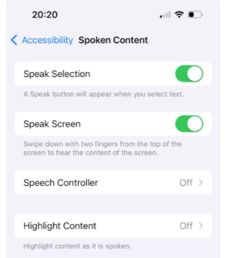 siri text to speech