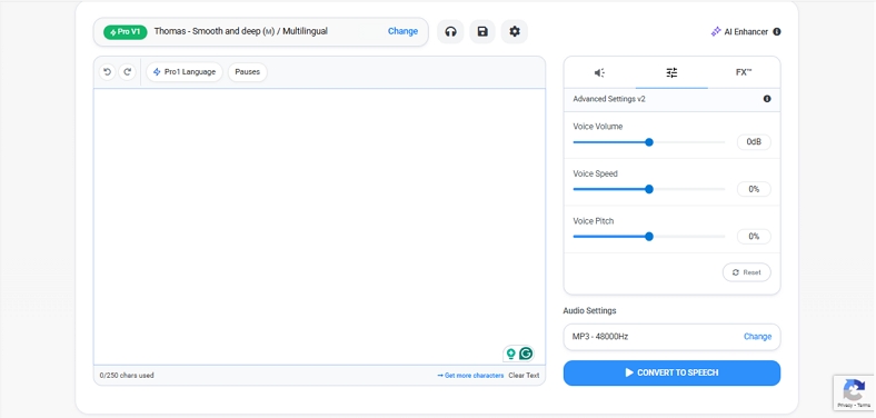 webpage online text converter voicemaker
