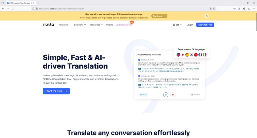 use notta ai as an alternative to 15 ai