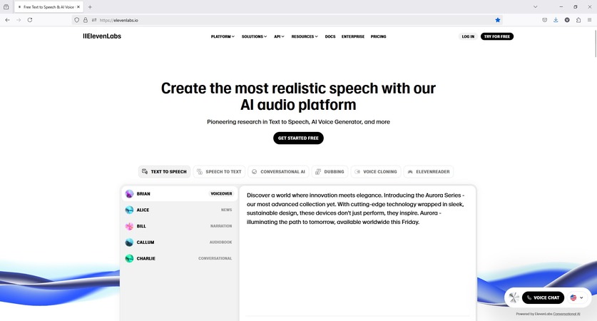 try elevenlabs as a good fifteen ai alternatives
