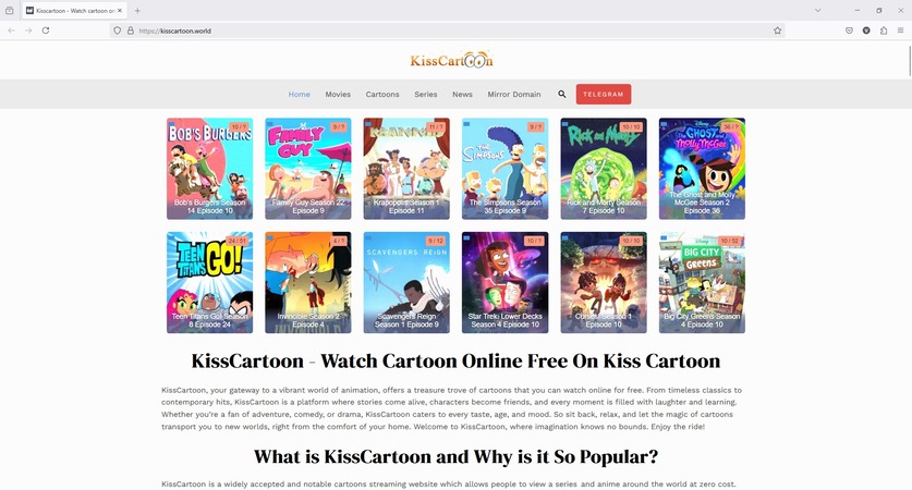 try kisscartoon before any of the kisscartoon alternatives
