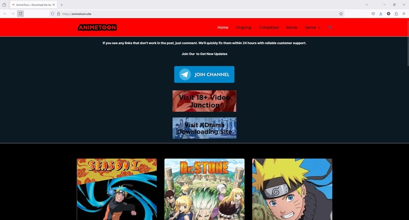 try animetoon as a kisscartoon alternative