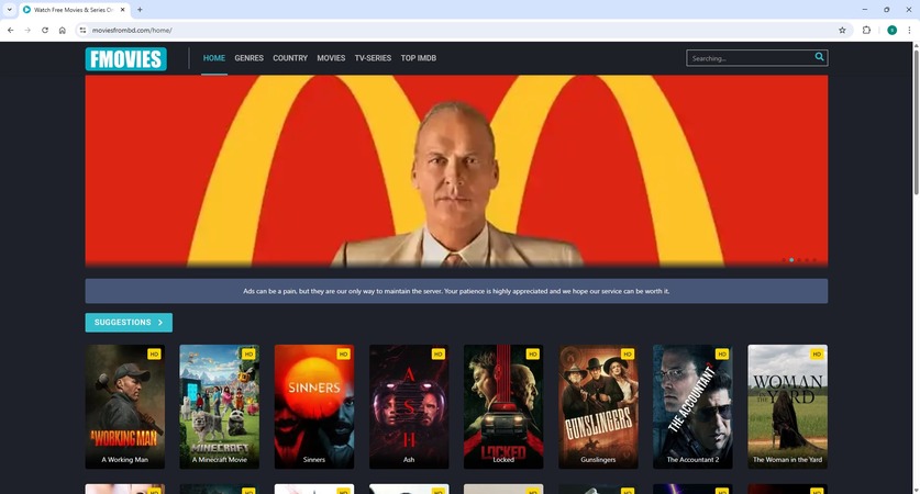 use fmovies as of the best m4uhd tv alternatives