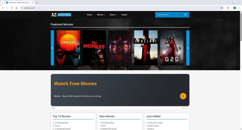 check az moves as one of the m4uhd alternatives