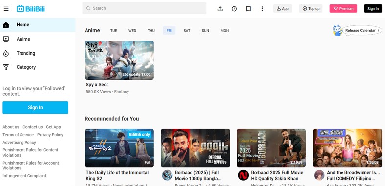 watch videos using bilibili