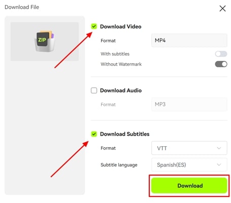 download video from blipcut