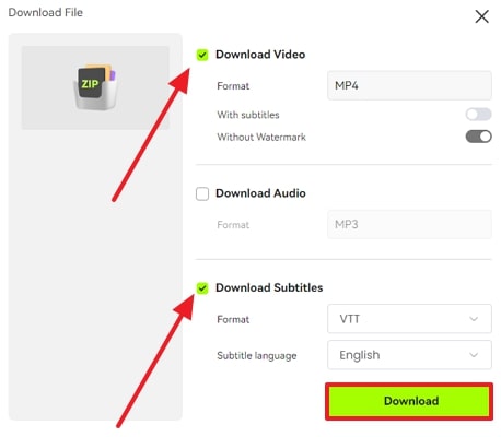download blipcut video translation