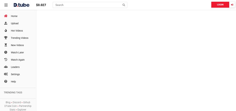 search videos using dtube