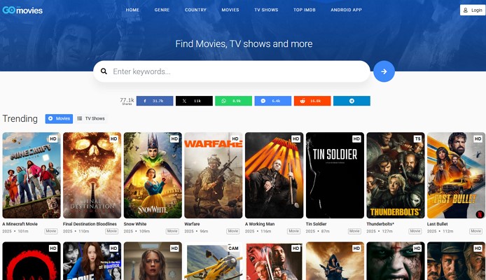 best alternative for solarmovie gomovies