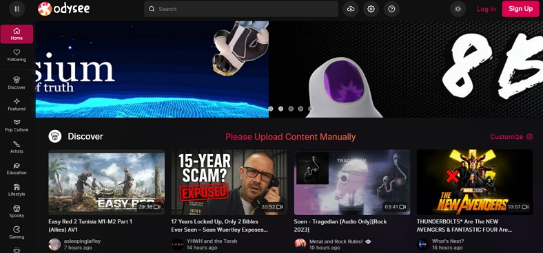 liveleak alternative odysee