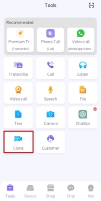 Instalar la aplicación itourtranslator y localizar el clon
