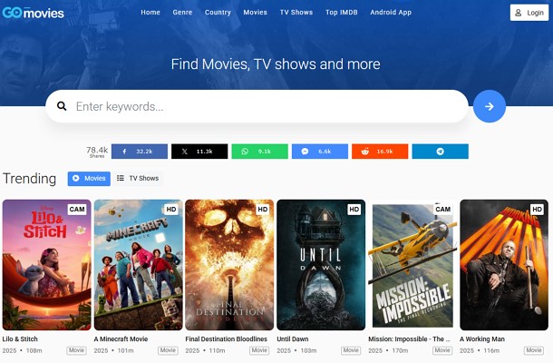 hdtoday alterntaive free gomovies