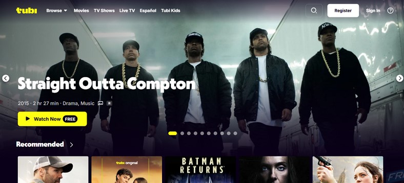 watch shows online with tubi tv
