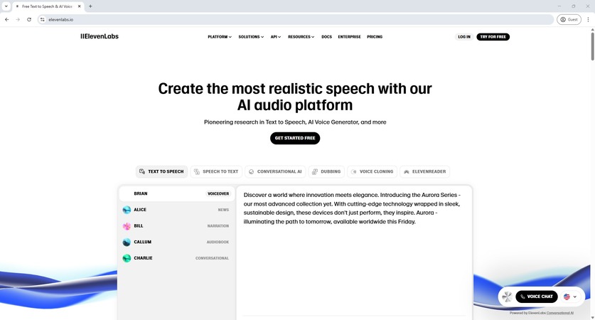 elevenlabs is a good uberduck alternative