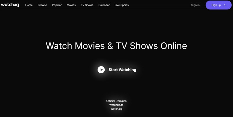 alternative of myflixer is watchug