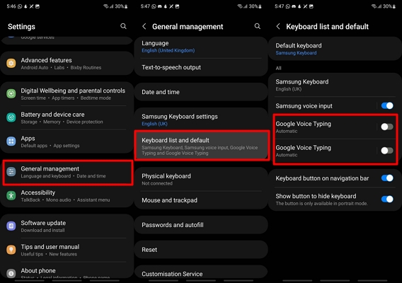 google voice off android