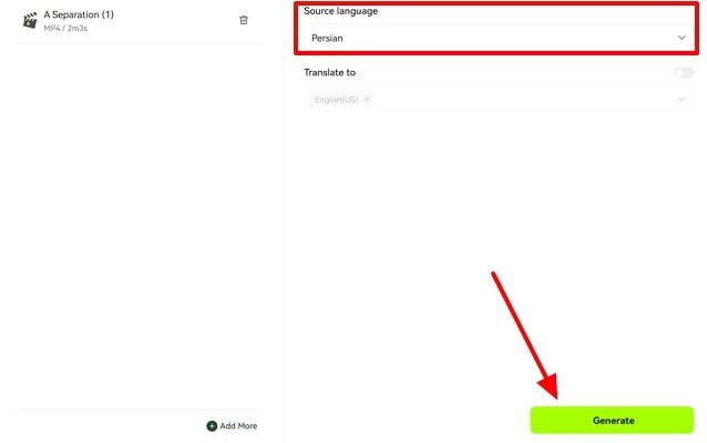 continue to tap generate button