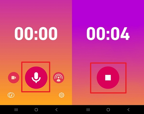 microphone icon dolby on app