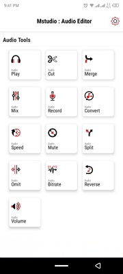 record and play with mstudio