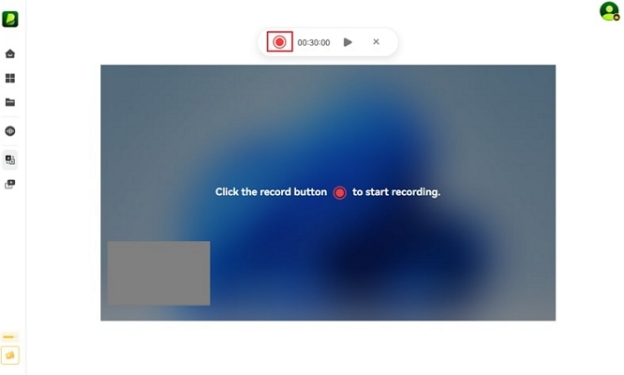 start recording via best voice recorder