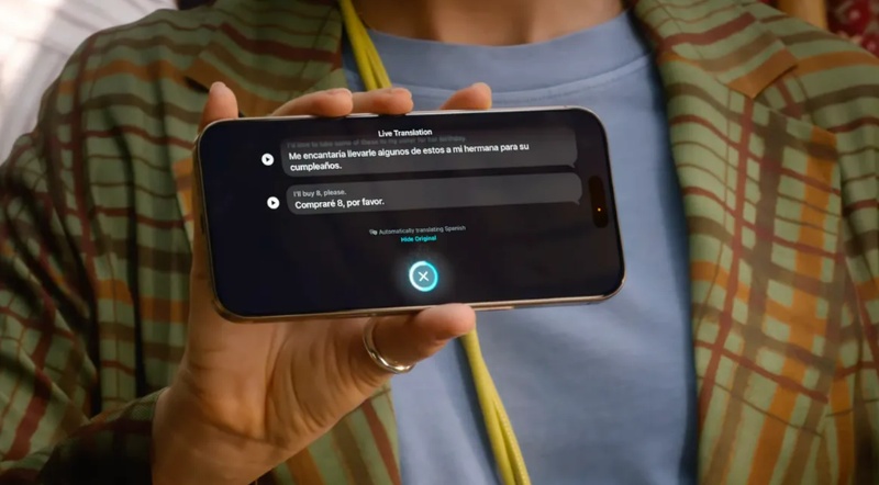 display translation on iPhone