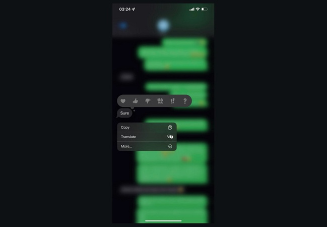 Translate English to SMS Translation