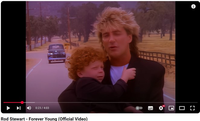 kids growing up forever young song