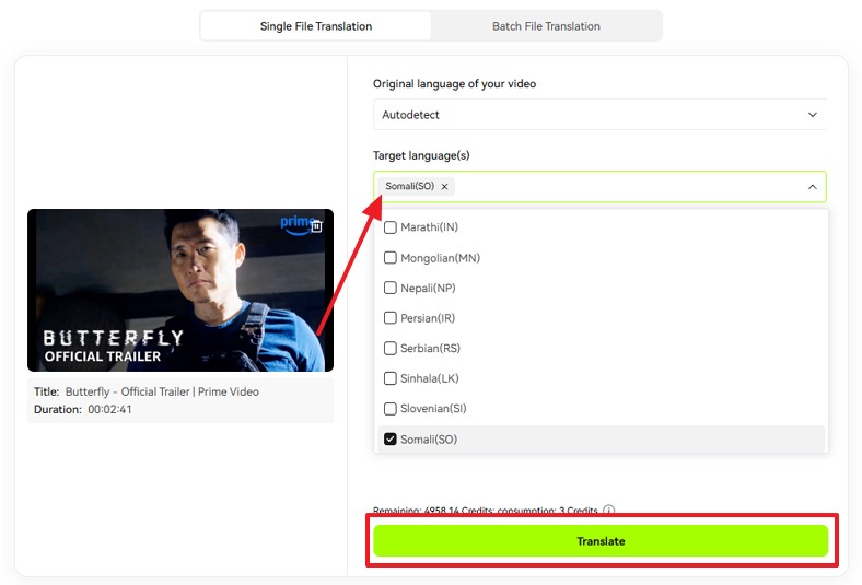 translate english to somali