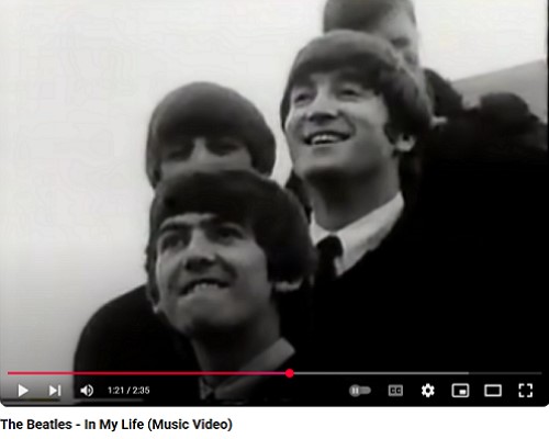 the beatles in my life song