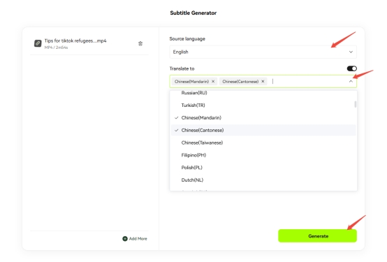 get note of youtube transcript on mac blipcut