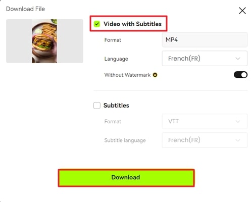 enregistrer la vidéo à partir de blipcut