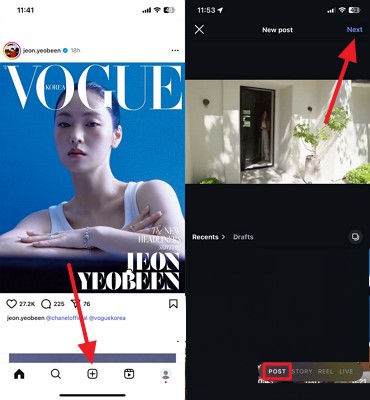 long video on instagram feed
