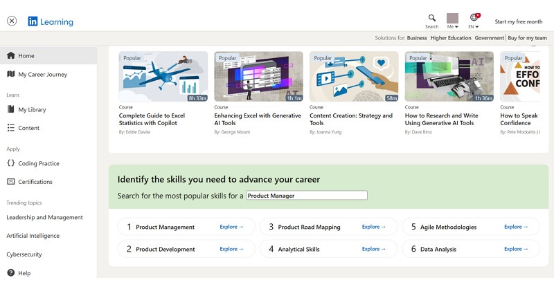 LinkedIn Learning Udemy Alternatives