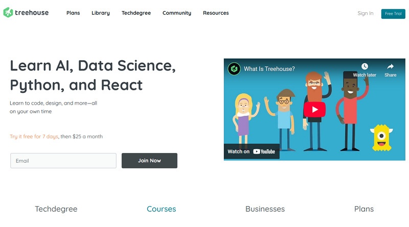 Treehouse Websites Like Udemy