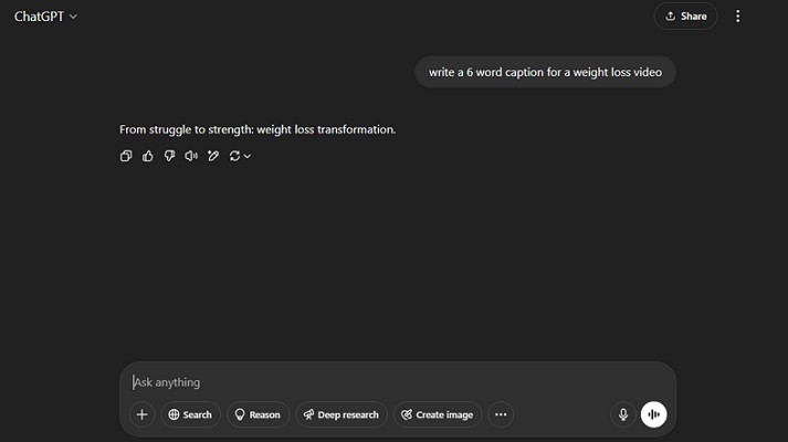 chatgpt free content creation tool