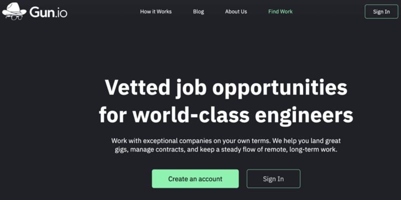 Gun.io Legit Remote Jobs