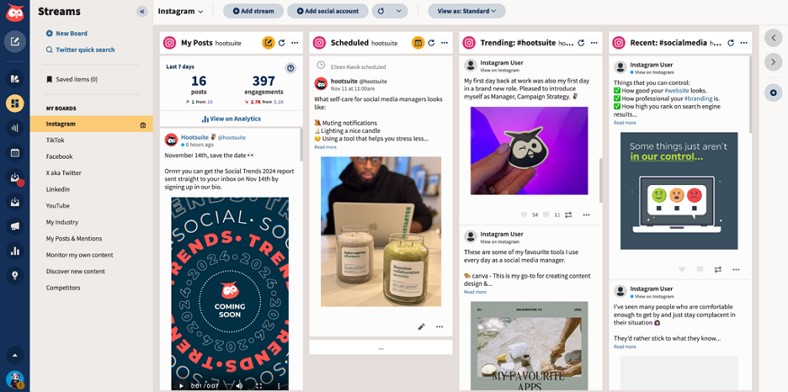 best social media reporting tool hootsuite
