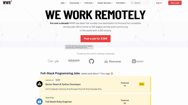We Work Remotely